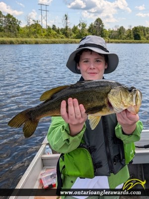18.5" Largemouth Bass caught on Loch Gary