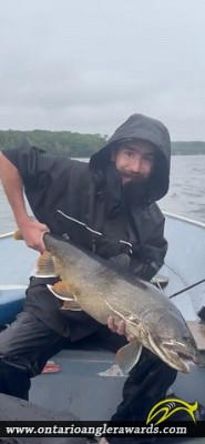 38" Lake Trout caught on Parry Sound