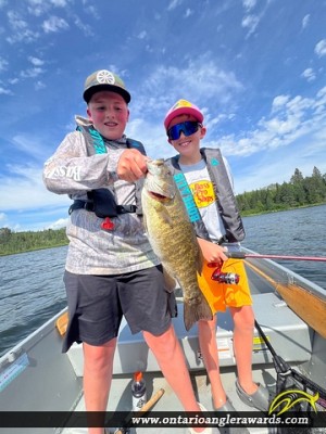 18.5" Smallmouth Bass caught on Granite Lake